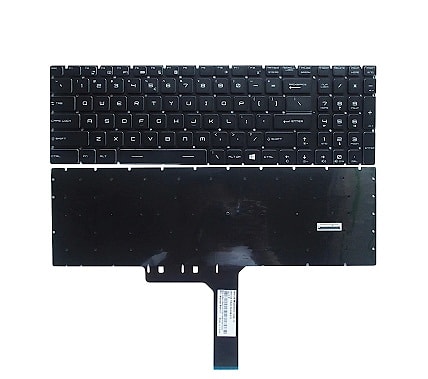 Клавиатура для ноутбука MSI GE63VR, GE73VR черная, с RGB подсветкой