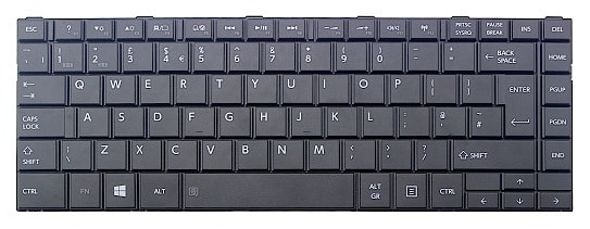 Клавиатура для ноутбука Toshiba Satellite C40D-A, C40-A, C45-A, C45D-A, C40t-A, C45T-A черная