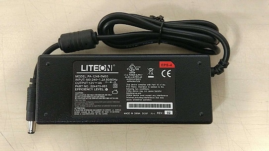 Блок питания (зарядное) для монитора 12V, 4A, 48W, 5.5x2.5мм с сетевым кабелем, ORG (LiteOn)