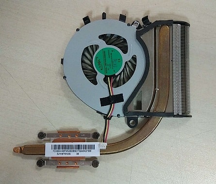 Вентилятор (кулер) для ноутбука Sony Vaio SVF142, система охлаждения в сборе