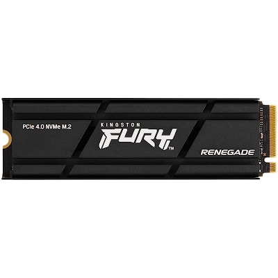 KINGSTON FURY Renegade 500GB SSD with Heatsink, M.2 2280, PCIe 4.0 NVMe, Read/Write 7300/3900MB/s, Random Read/Write: 450K/900K IOPS