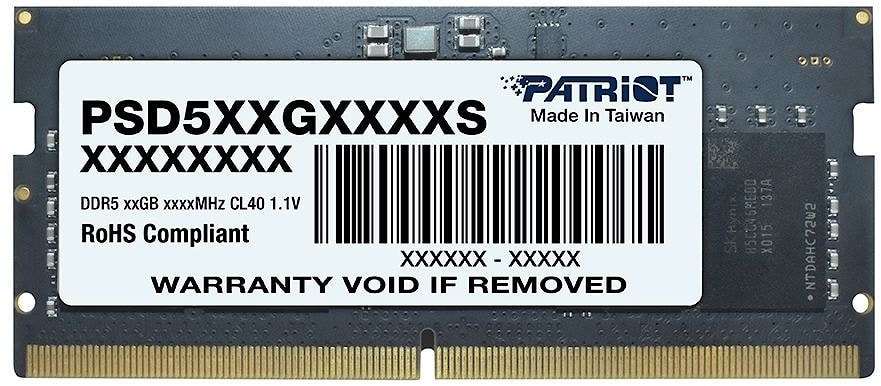 PATRIOT SL DDR5 8GB 4800MHz SODIMM, S