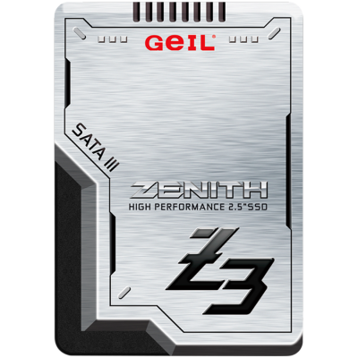 GEIL Zenith Z3 512GB SSD, 2.5” 7mm, SATA 6.0Gb/s, 3D NAND, Read/Write: 520 / 470 MB/s, S  