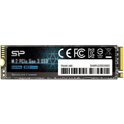 Silicon Power Ace - A60 256GB SSD PCIe Gen 3x4 PCIe Gen3 x 4 &amp; NVMe 1.3, SLC Cache + HMB - Max 2200/1600 MB/s, EAN: 4713436129639, S