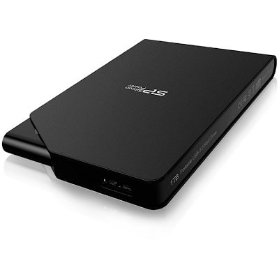 Silicon Power Stream - S03 1TB Portable HDD USB 3.2 Gen 1 Power saving sleep mode, LED light, Black, EAN: 4712702630725, 6