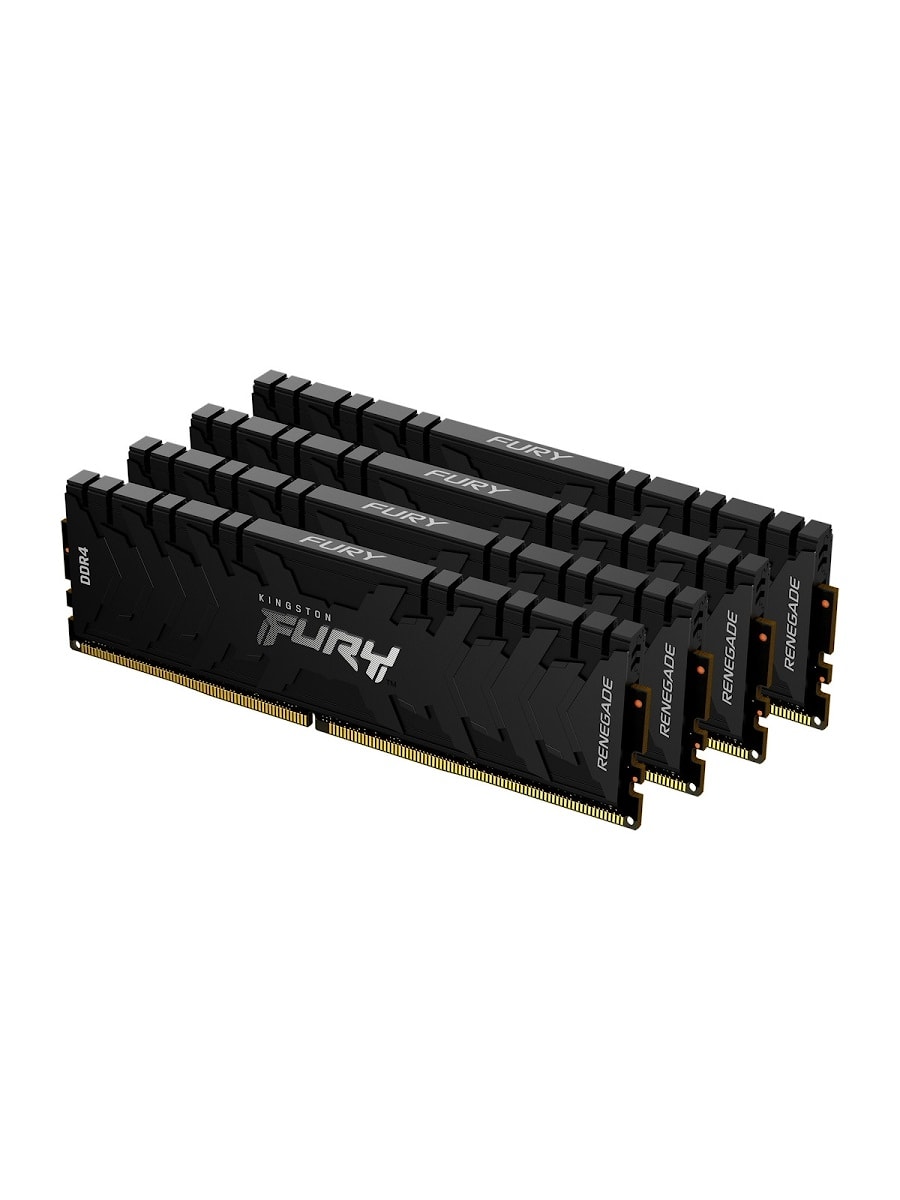 KINGSTON DRAM 32GB 2666MHz DDR4 CL13 DIMM (Kit of 4) FURY Renegade Black EAN: 740617322248