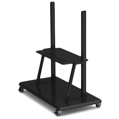 Prestigio MultiBoard stand PMBST01 can accommodate all screen sizes from 55-98" screens. Includes roll wheels for easy adjustment of position, and a s