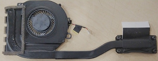 Вентилятор (кулер) для ноутбука HP X360 14-ba, для интегрированной видеокарты, система охлаждения в сборе