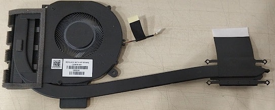 Вентилятор (кулер) для ноутбука HP X360 15-CR (TPN-W132), L20818-001, DFS200405BY0T для интегрированной видеокарты, система охлаждения в сборе
