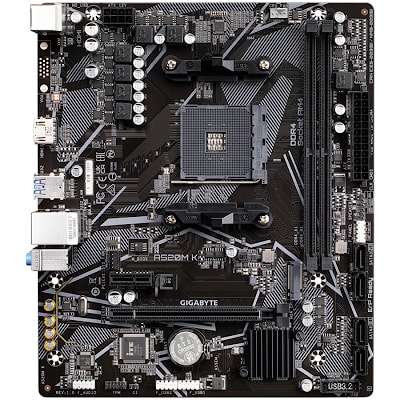 GIGABYTE MainBoard A520M K (AM4, 2x DDR4, 1x M.2, 4x SATA, 1x HDMI, 1x PCI Express x16 3.0, , 1x PCI Express x1 3.0, 6x USB 3.2 Gen1, 6x USB 2.0/1.1,