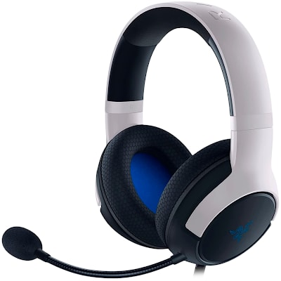Razer Kaira for Playstation - White, Dual Wireless PlayStation 5 Headset, TriForce Titanium 50mm Drivers, HyperClear Cardioid Mic, SmartSwitch, FlowKn