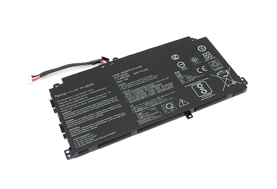 Аккумулятор для Asus (B31N1909) ExpertBook P2, 48Wh, 4212mAh, 11.4V