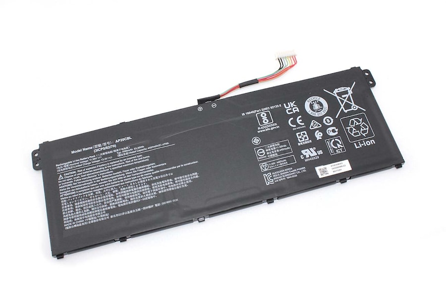 Аккумулятор для Acer (AP20CBL) Swift 3 SF314-511, SF314-58, SF314-58G, SF314-59, 53Wh, 4590mAh, 11.5
