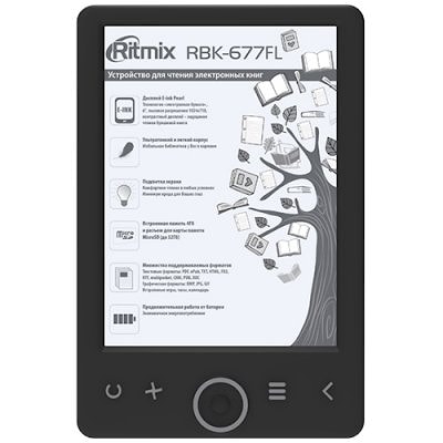 eReader RBK-677FL black, 6