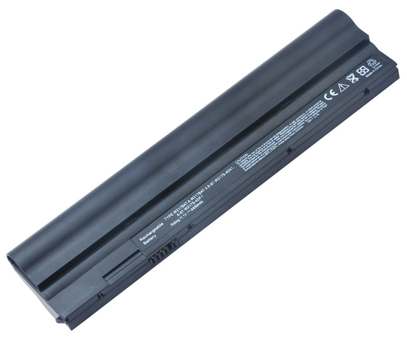 Аккумулятор для Clevo W217BAT-6, 4400mAh, 11.1V
