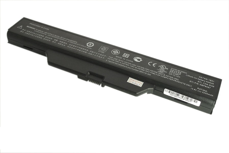 Аккумулятор HP Compaq 510, 511, 550, 610, 615, 6720, 6730, 6820, (HSTNN-IB51, 456864-001), 4400mAh, 10.8V