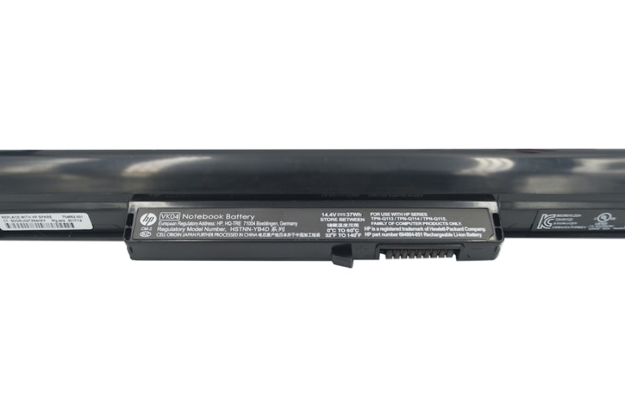 Аккумулятор ноутбука HP Pavilion 14-b000, 14-b100, 15-b000, 15-b100, (VK04, HSTNN-YB4D), 2200mAh, 14.4V