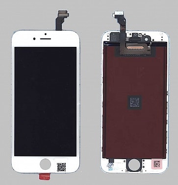 iPhone 6 - дисплей в сборе с тачскрином, белый