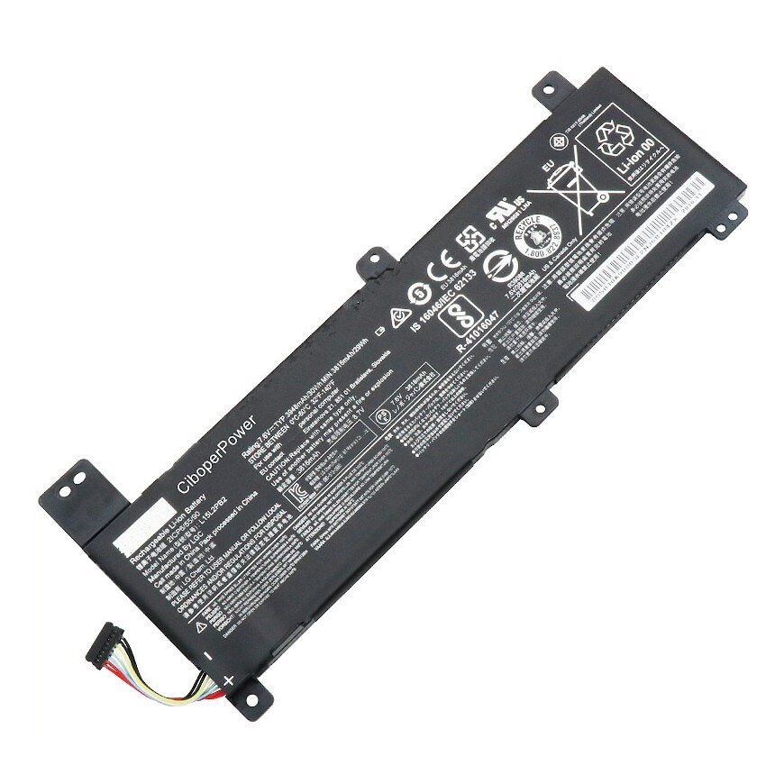 Аккумулятор для ноутбука (батарея) Lenovo IdeaPad 310-14IAP, 310-14IKB, 310-14ISK, (L15L2PB2), 3948mAh, 7.6V, ORG