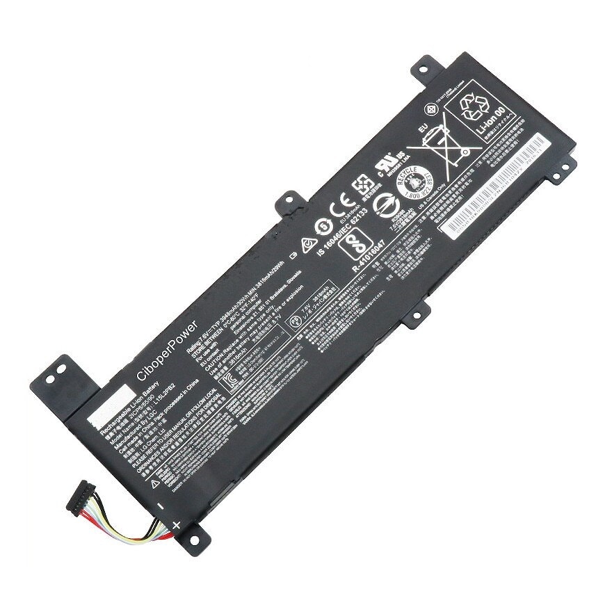 Аккумулятор для ноутбука (батарея) Lenovo IdeaPad 310-14IAP, 310-14IKB, 310-14ISK, (L15L2PB2), 3948mAh, 7.6V, ORG