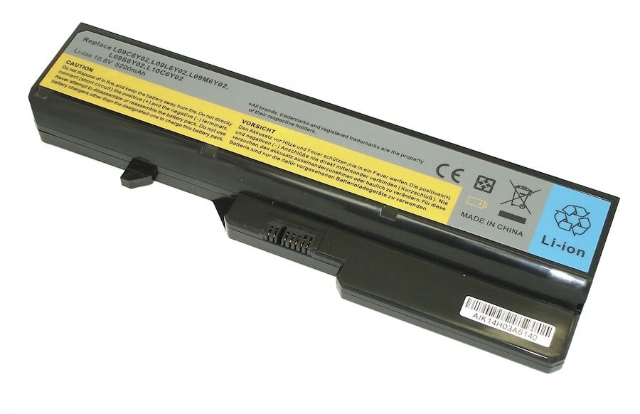 Аккумулятор Lenovo IdeaPad G460, G780, G560, G570, G575, Z370, Z460, Z465, Z560, Z565, Z570, Z575, B570, B575, G770, V570, (L09C6Y02), 4400mAh, 11.1V