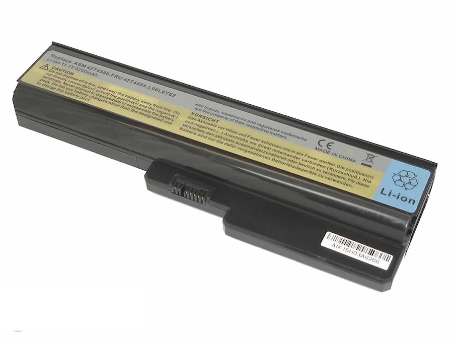 Аккумулятор ноутбука Lenovo IdeaPad G555, G550, G530, B550, G430, G455, B460, G450, (51J0226, L0804C02), 4400mAh, 11.1V