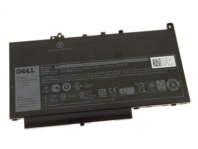 Аккумулятор для Dell Latitude E7470, (PDNM2), 37Wh, 3166mAh, 11.1V