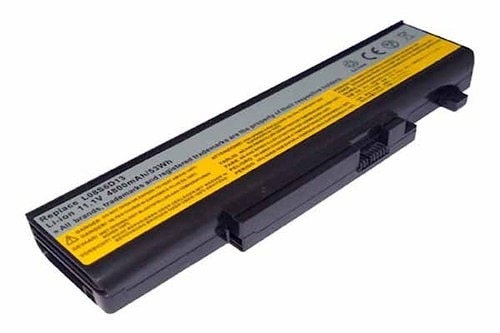 Аккумулятор для Lenovo IdeaPad Y450, Y450G, Y550A, Y550P, (L08S6D13), 58Wh, 5200mAh, 11.1V черный, OEM
