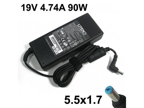 Блок питания (зарядное) Acer 19V, 3.16A, 5.5x1.7мм, 60W, без сетевого кабеля