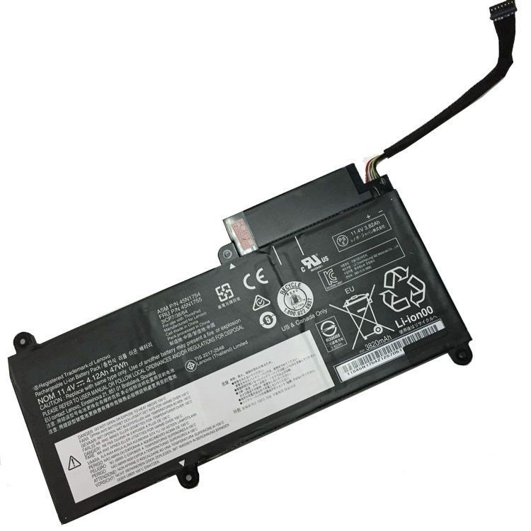 Аккумулятор Lenovo ThinkPad Edge E450, E455, (45N1754), 4120mAh, 11.4V  