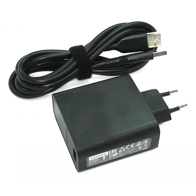 Блок питания (зарядное) Lenovo USB разъем, 65W (20V/3.25A, 5V/2A) для Lenovo Yoga 900-13ISK, ORG