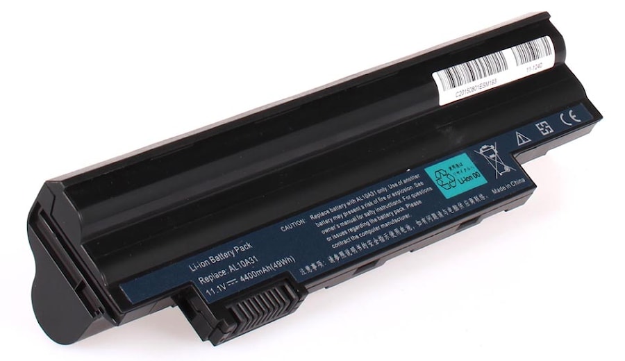 Аккумулятор для Acer Aspire One D255, D260, 522, 722, (AL10B31), 58Wh, 5200mAh, 11.1V, OEM