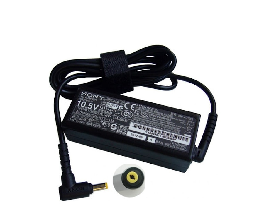 Блок питания (зарядное) Sony 10.5V, 4.3A, 4.8x1.7мм, 45W, без сетевого кабеля