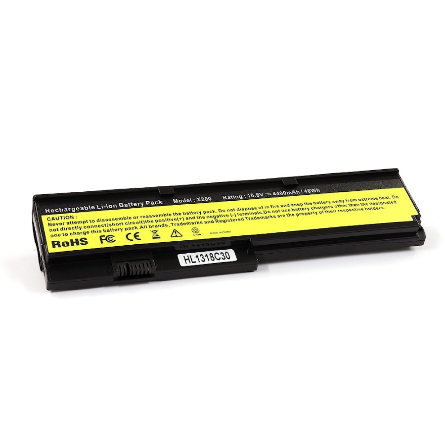 Аккумулятор для Lenovo ThinkPad X200, X200s, X201, X201i, X201s, (42T4534), 56Wh, 5200mAh, 10.8V, OEM