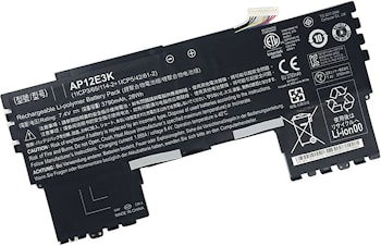 Аккумулятор ноутбука Acer Aspire S7-191, (AP12E3K), 28Wh, 7.4V, 3790mAh,  ORG