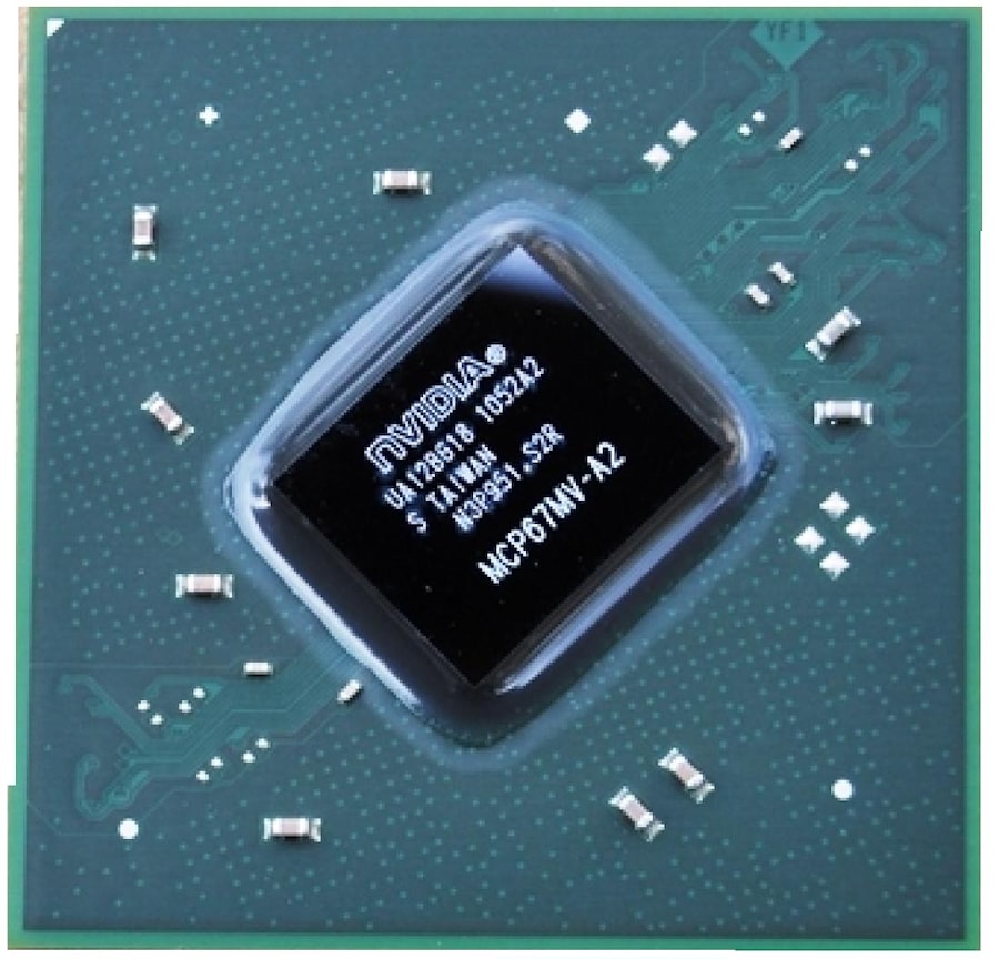 Чип nVidia MCP67MV-A2, код данных 10