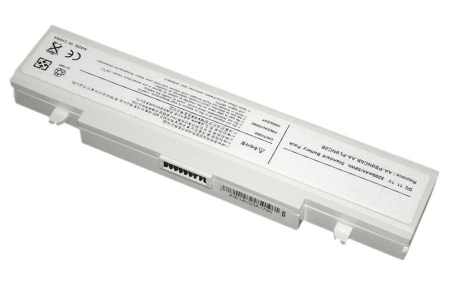 Аккумулятор Samsung R420, R418, R425, R469, R518, R525, RC420, RC520, RC530, RV520, RV540, NP300E5A, (AA-PB9NS6B, AI-R420), 4400mAh, 11.1V, белый