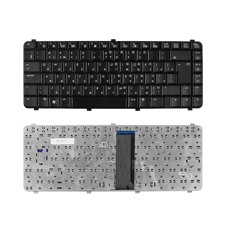 Клавиатура для ноутбука HP Omnibook 500 510 520 530 HP Pavilion ZU175 ZU1155 XU155 Series. Черная.