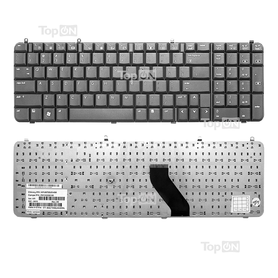 Клавиатура для ноутбука HP Compaq Presario A900 A901 A902 A903 A905 A906 A907 A908 Series. Черная.