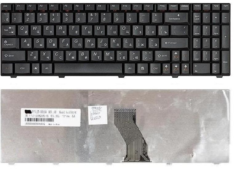 Клавиатура для ноутбука Lenovo IdeaPad U550 Series. Черная.