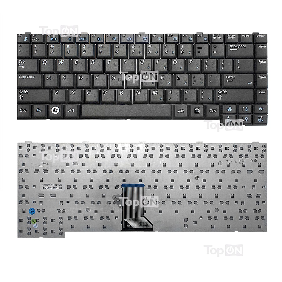 Клавиатура для ноутбука Samsung R403 R408 R410 R410P R440 R453 R455 R458 R460 R503 Series. Черная.
