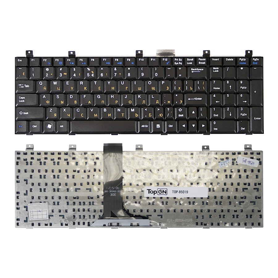 Клавиатура для ноутбука MSI VX600 EX600 EX700 GX600 GX700 CR500 CR600 VR600 CX500 Series. Черная.