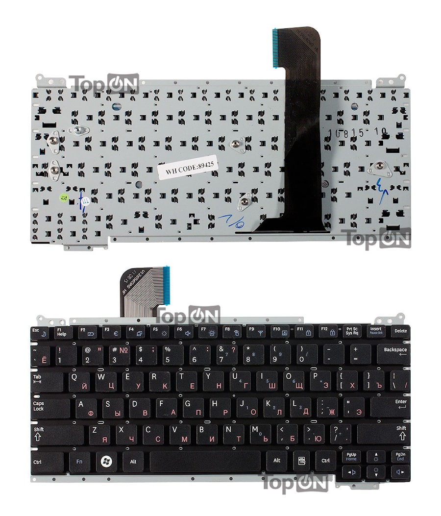 Клавиатура для ноутбука Samsung NC110 Series. Черная.