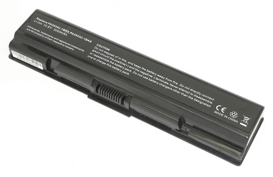 Аккумулятор Toshiba Satellite A200, A300, L300, A500, (PA3534), 4400mAh, 10.8V