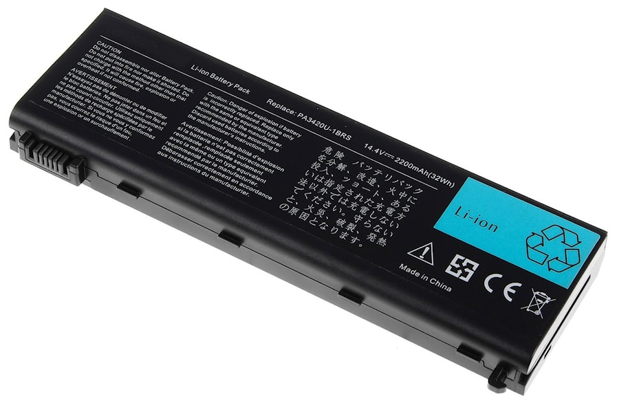 Аккумулятор Toshiba Satellite Pro L10, L20, L25, L30, L35, L100, (PA3420U-1BAS), 2200mAh, 14.4V