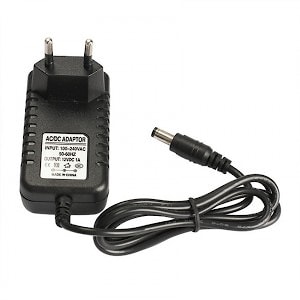 Блок питания (зарядное) AC 5.5x2.5мм, 12V, 1A (12W)