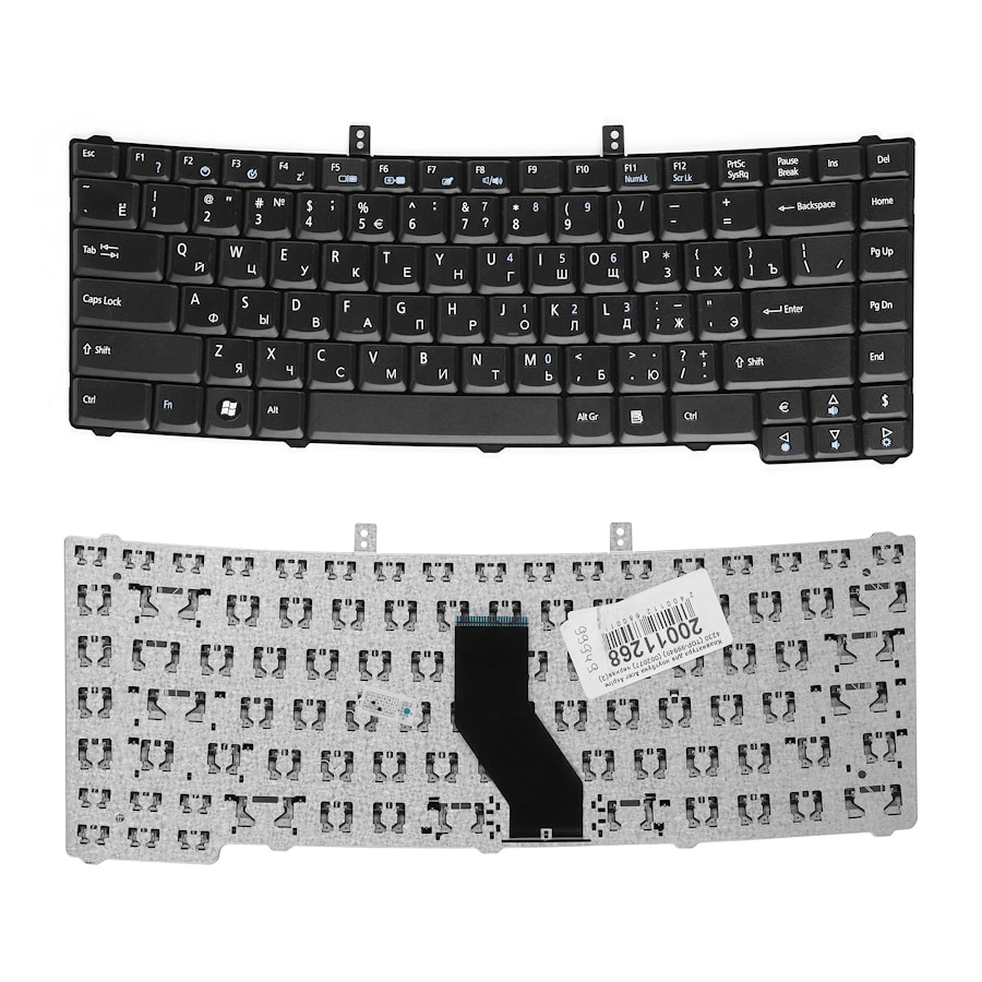 Клавиатура для ноутбука Acer Extensa 4120, 4220, 4230, 4420, 4620, 5120, 5220, 5230, 5420. Черная.