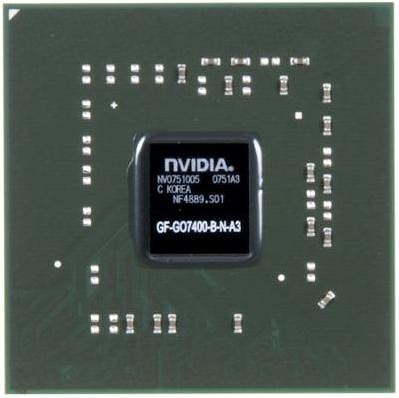 Видеочип nVidia GeForce Go7400, GF-GO7400-B-N-A3 (2008)