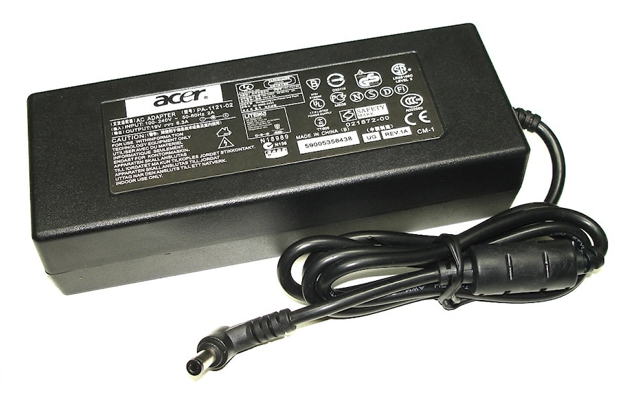 Блок питания (зарядное) Acer 5.5x2.5мм, 150W (19V, 7.9A) без сетевого кабеля, ORG