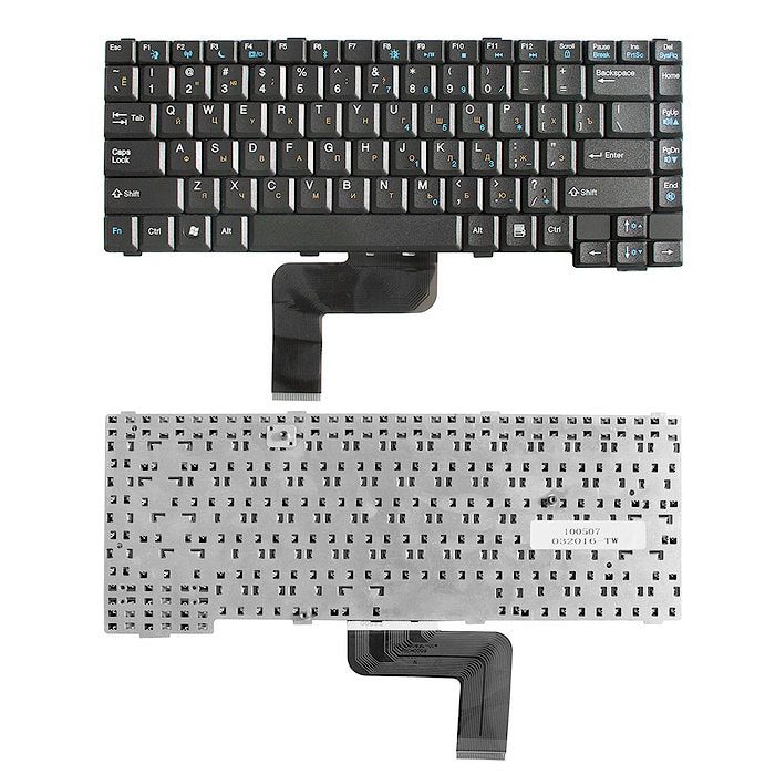 Клавиатура для ноутбука Gateway NX570. Черная.